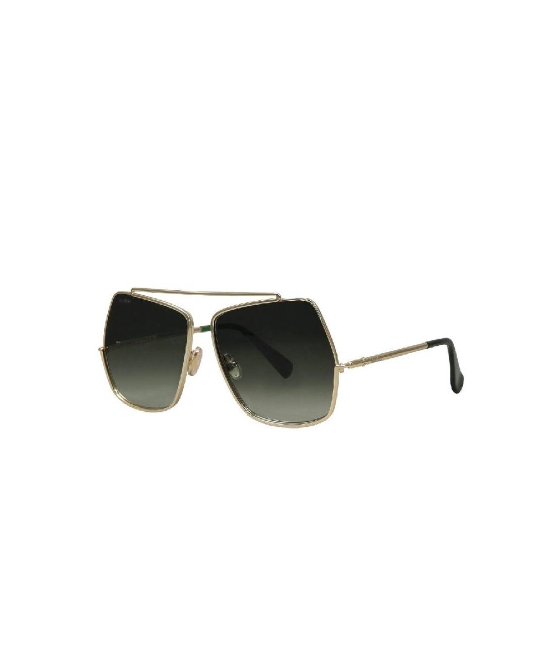 MAX MARA Серые металлические солнцезащитные очки, фото 2
