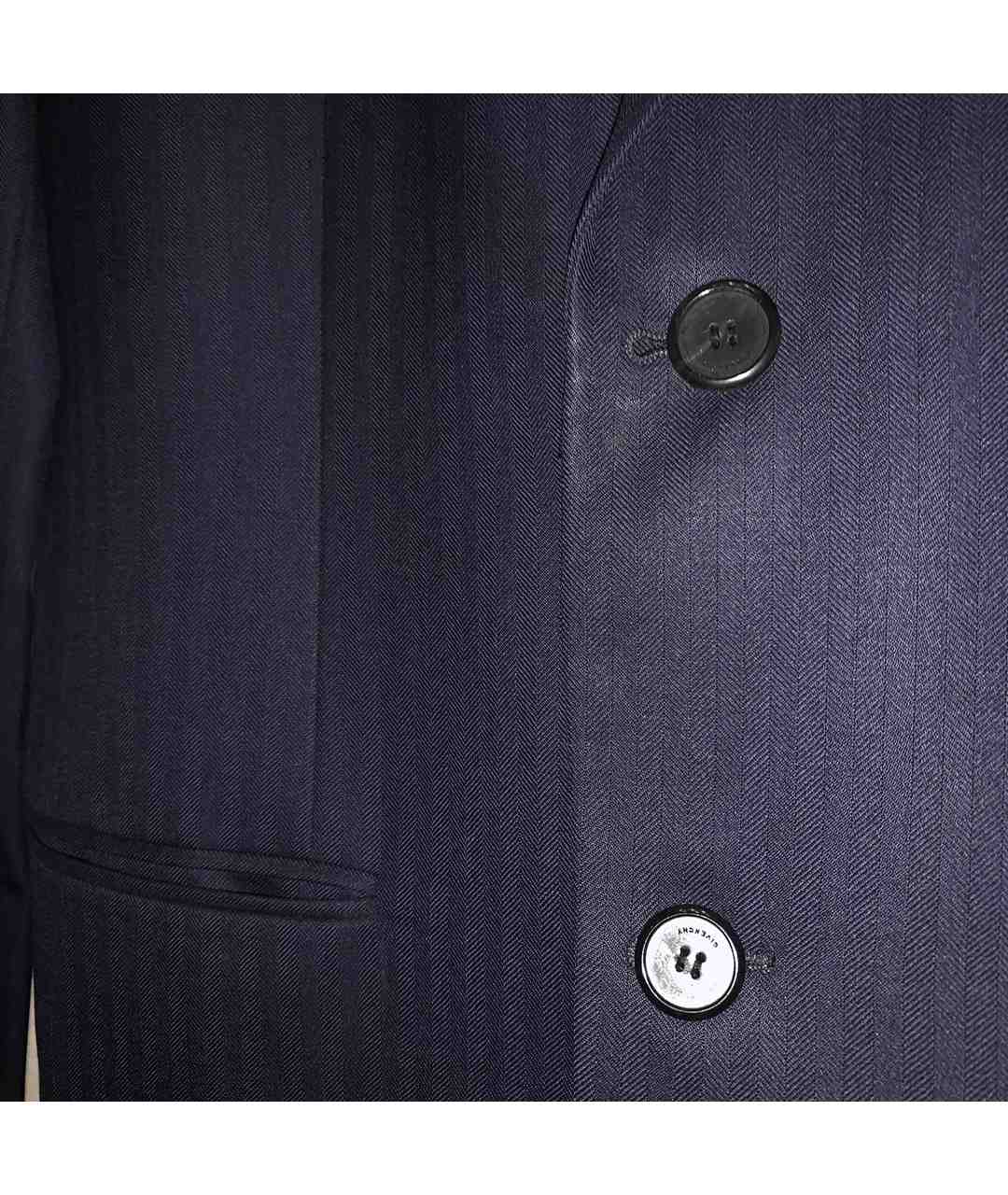 GIVENCHY Темно-синий шерстяной пиджак, фото 4