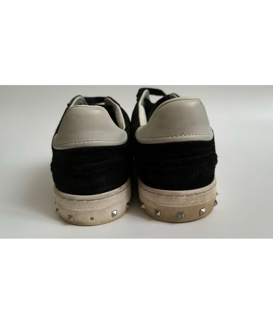 VALENTINO Черные замшевые кроссовки, фото 6