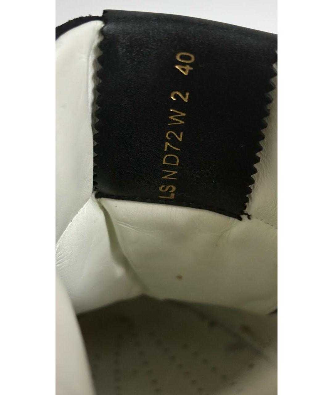 VALENTINO Черные замшевые кроссовки, фото 7