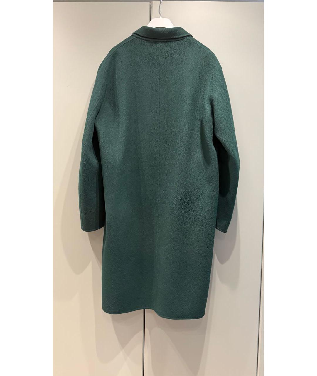ACNE STUDIOS Зеленые шерстяное пальто, фото 2