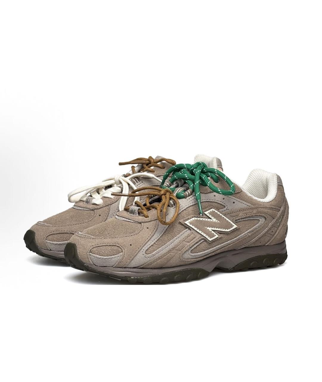 NEW BALANCE Бежевые замшевые кроссовки, фото 3