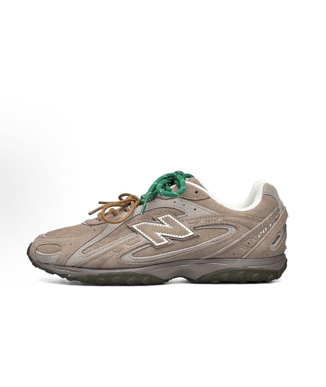 NEW BALANCE Бежевые замшевые кроссовки, фото 2