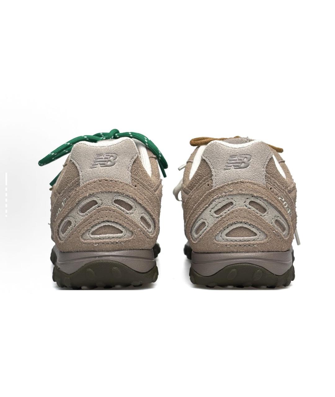NEW BALANCE Бежевые замшевые кроссовки, фото 4