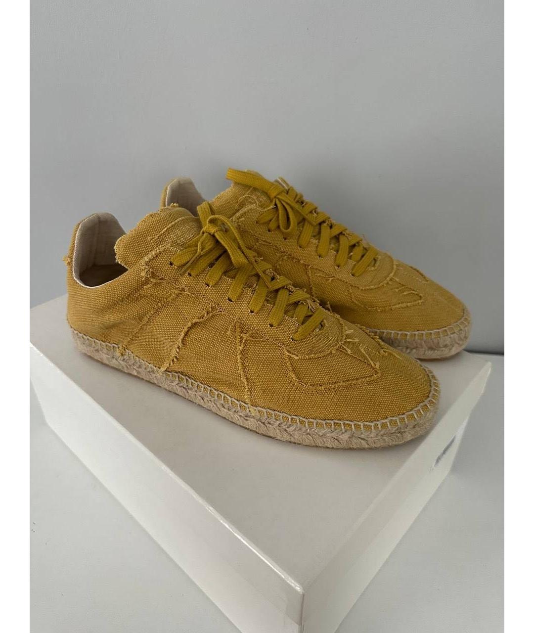 MAISON MARGIELA Горчичные слипоны, фото 2
