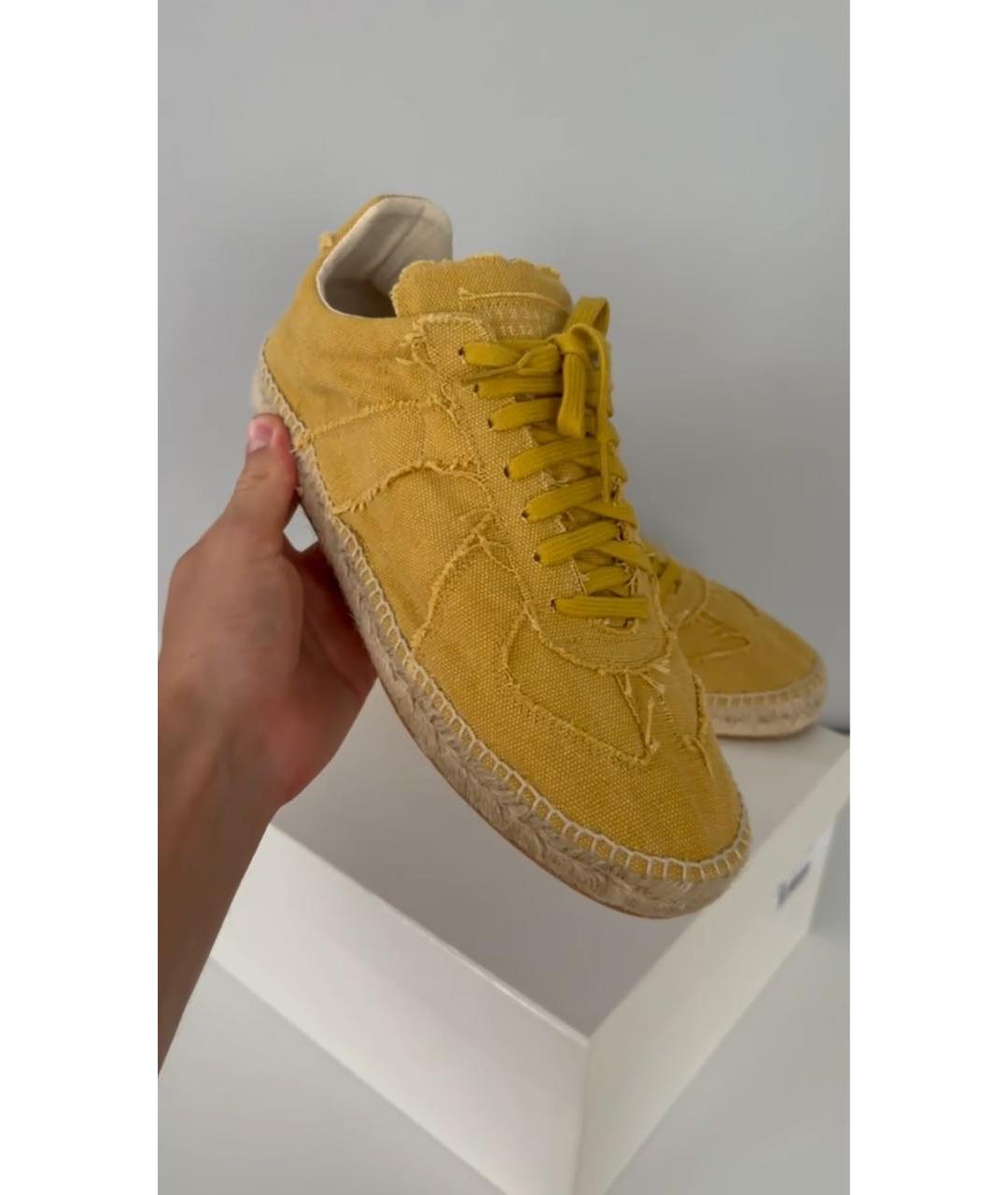 MAISON MARGIELA Горчичные слипоны, фото 4