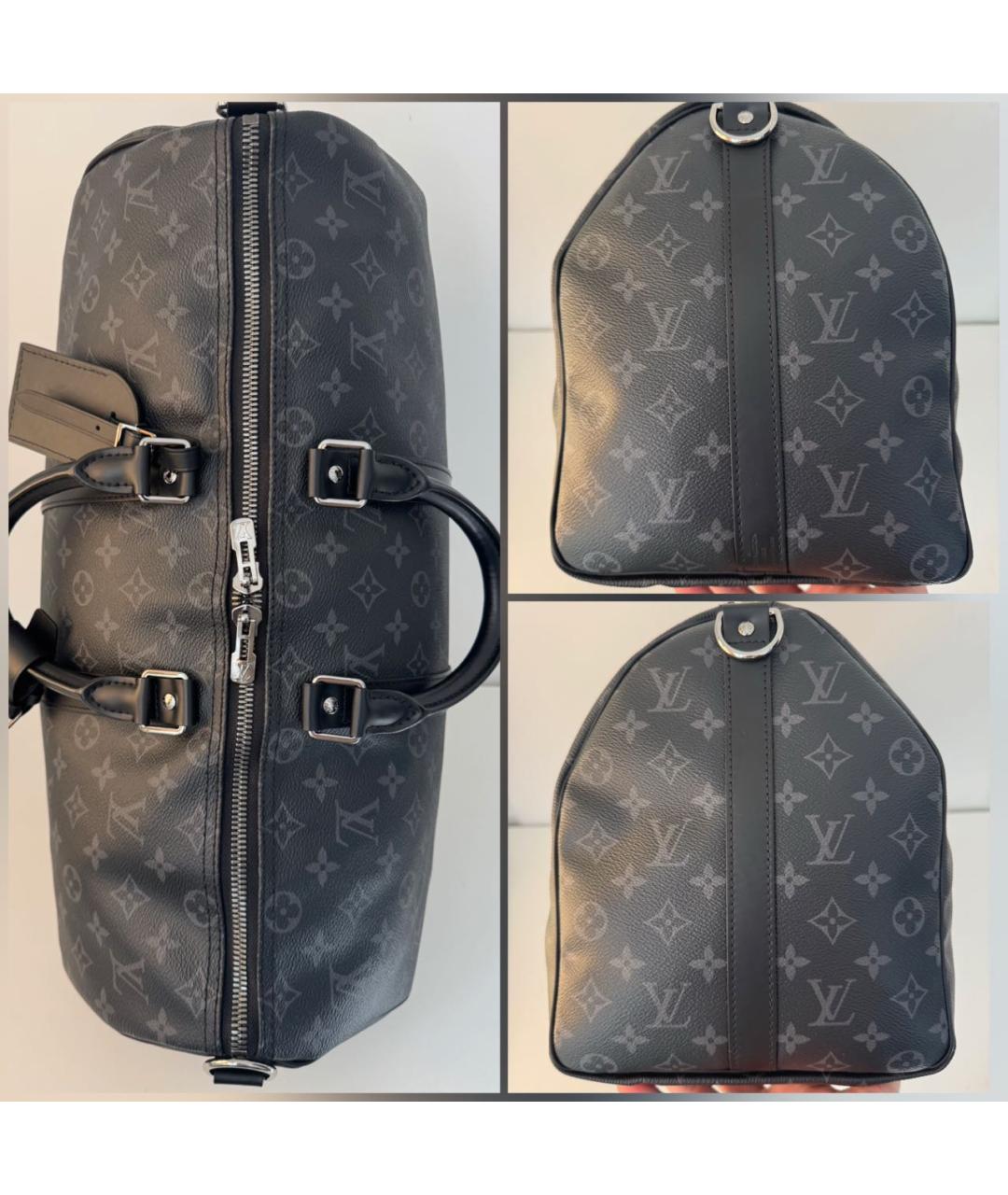 LOUIS VUITTON Серая дорожная/спортивная сумка, фото 5