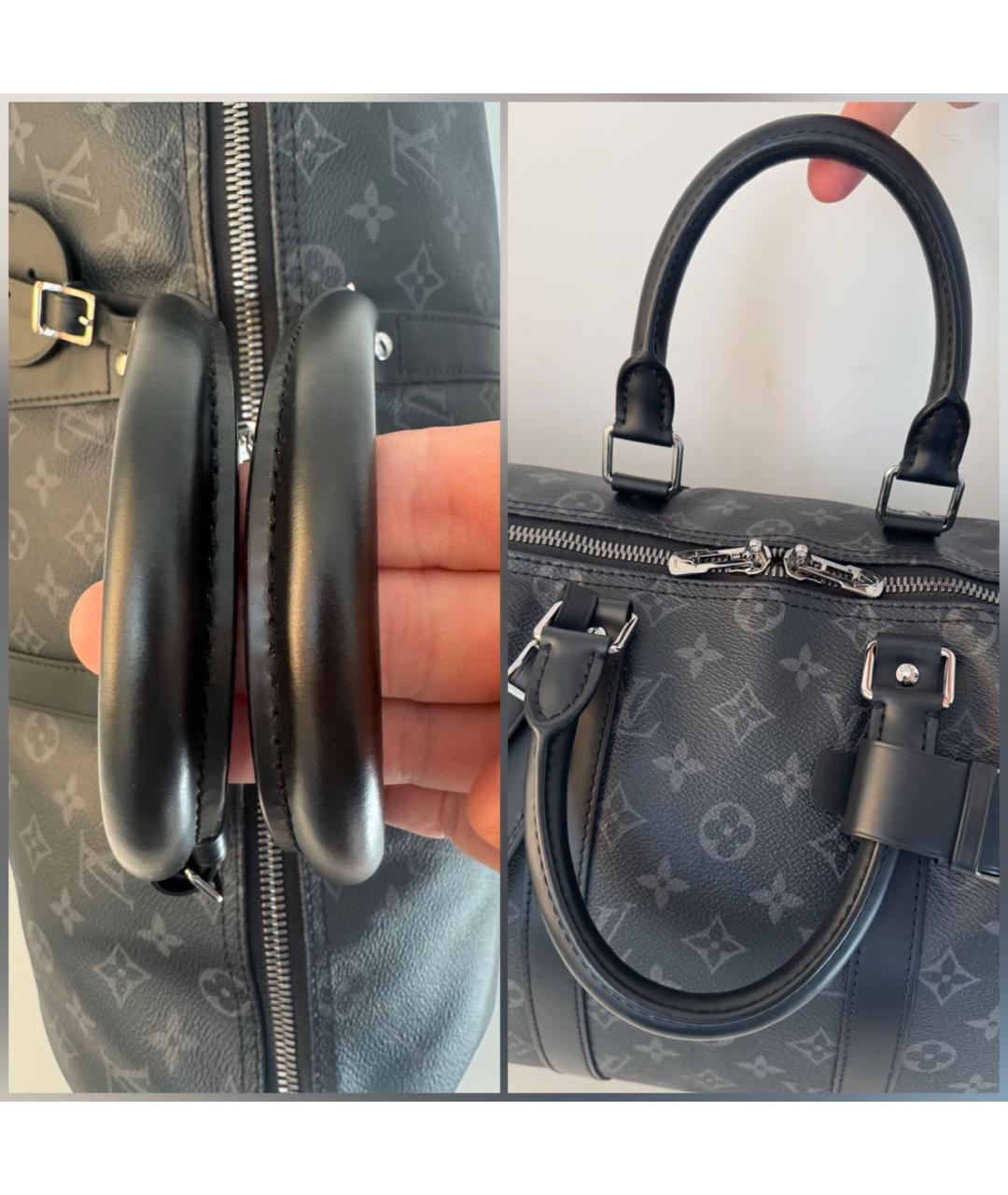 LOUIS VUITTON Серая дорожная/спортивная сумка, фото 8