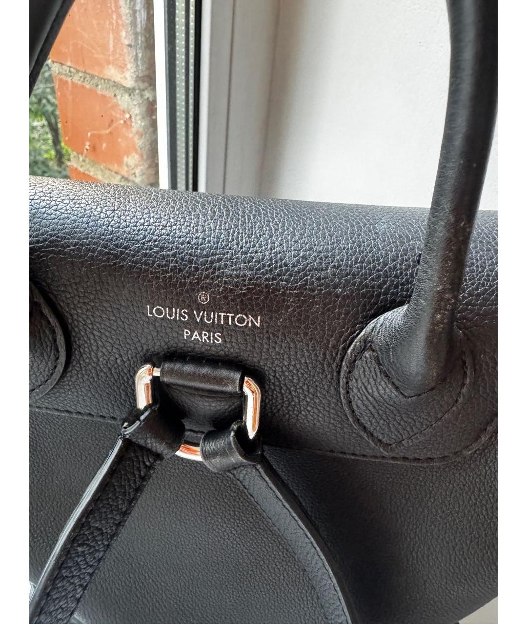 LOUIS VUITTON Черный кожаный рюкзак, фото 4