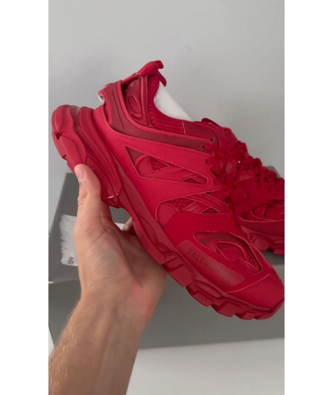 BALENCIAGA Красные низкие кроссовки / кеды, фото 2