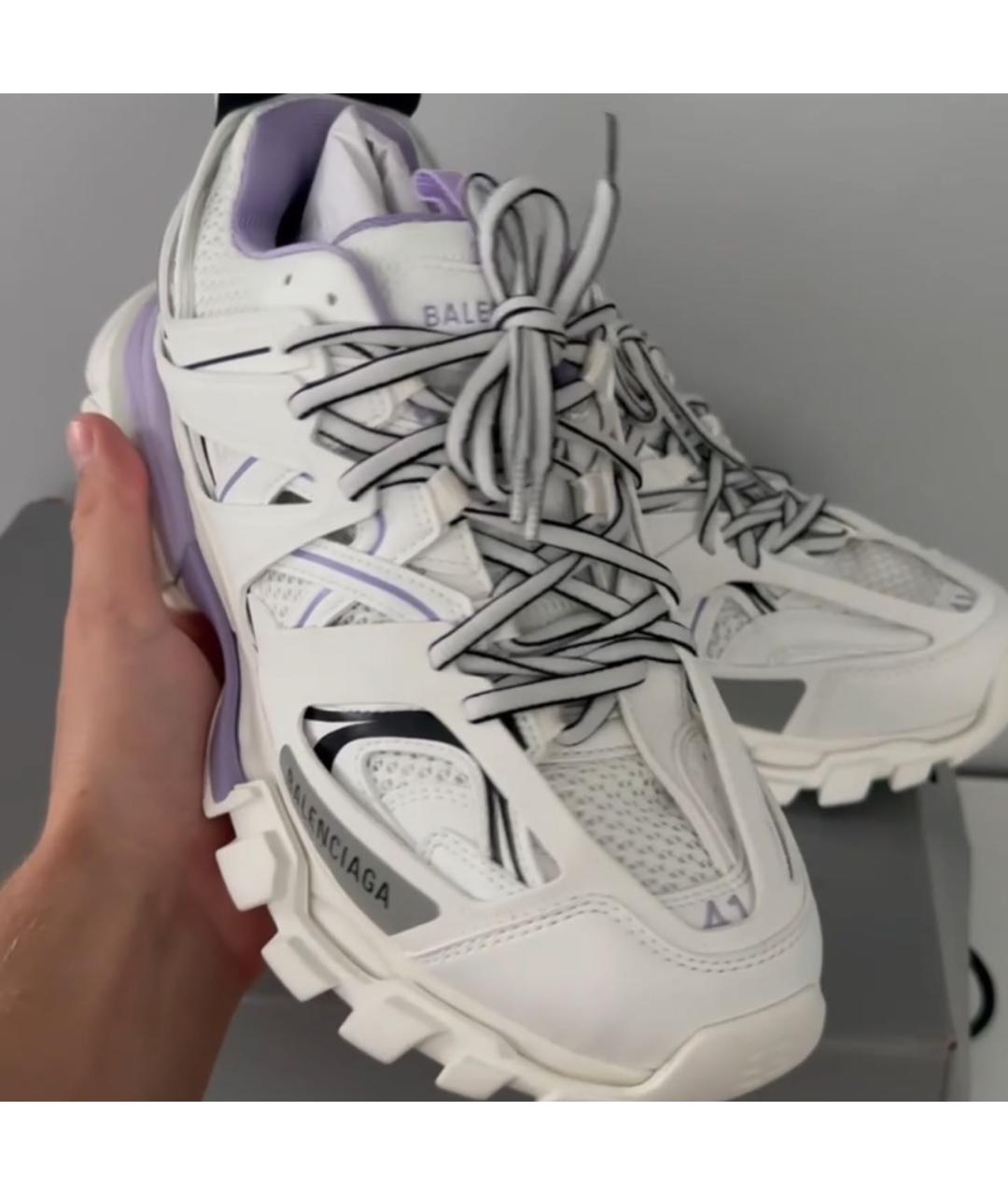 BALENCIAGA Белые низкие кроссовки / кеды, фото 4