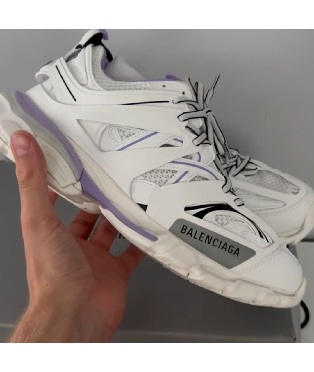 BALENCIAGA Белые низкие кроссовки / кеды, фото 3