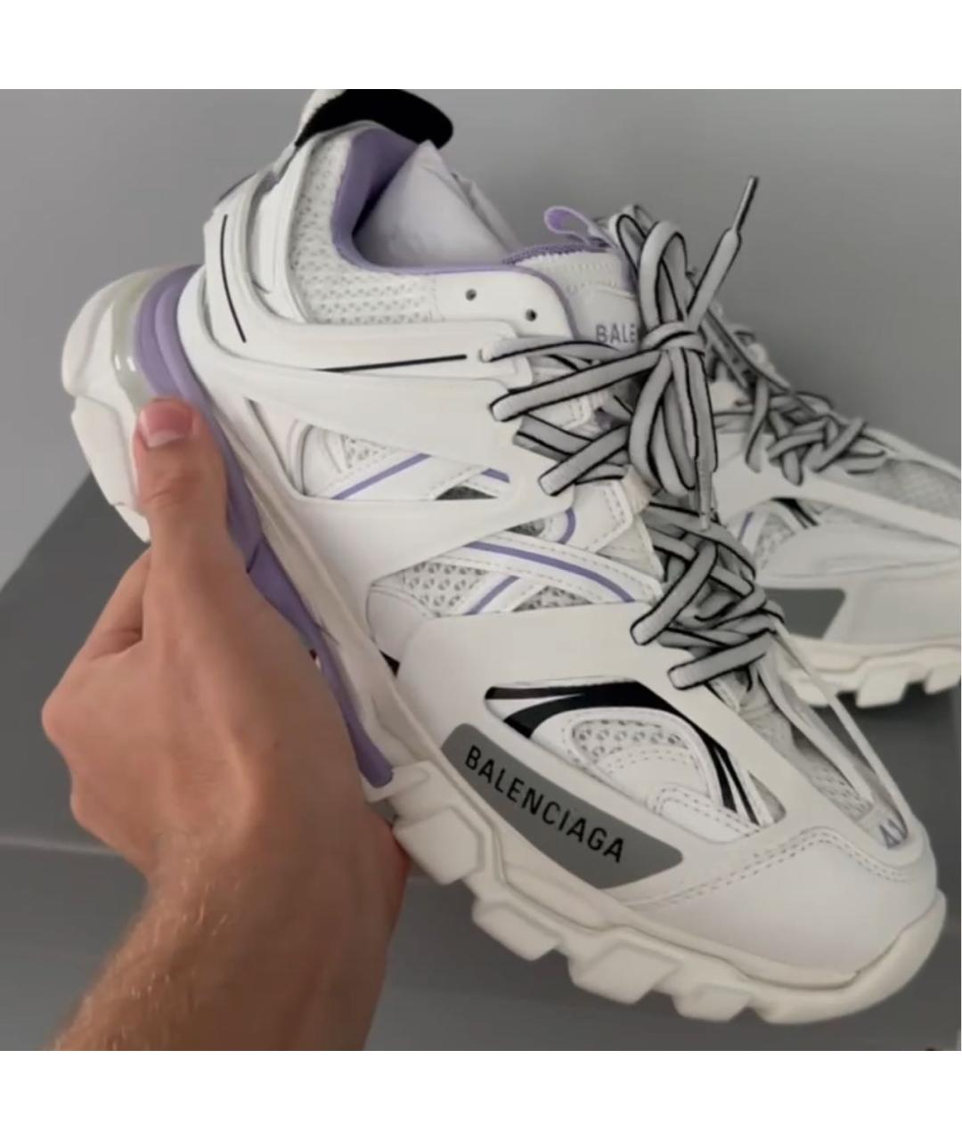 BALENCIAGA Белые низкие кроссовки / кеды, фото 5