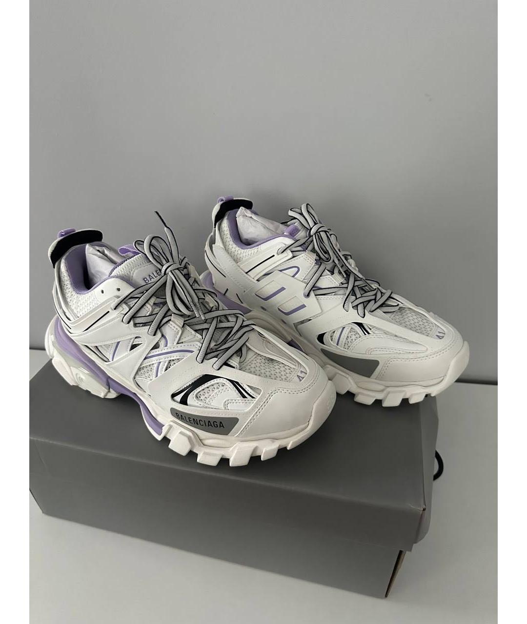 BALENCIAGA Белые низкие кроссовки / кеды, фото 2