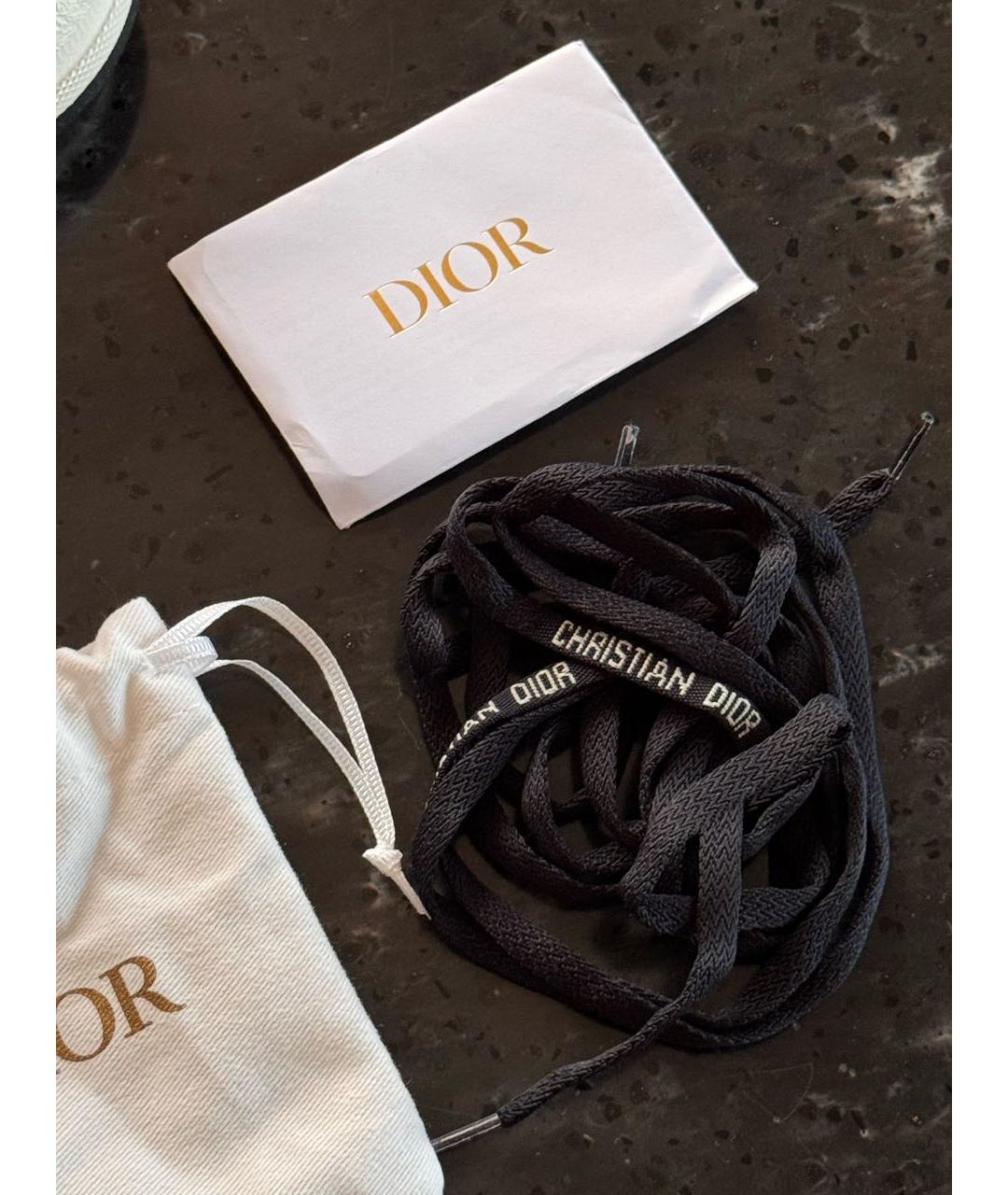 CHRISTIAN DIOR Темно-синие кожаные кеды, фото 7