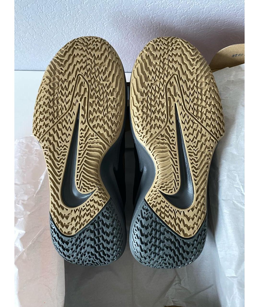 NIKE Черные текстильные низкие кроссовки / кеды, фото 6