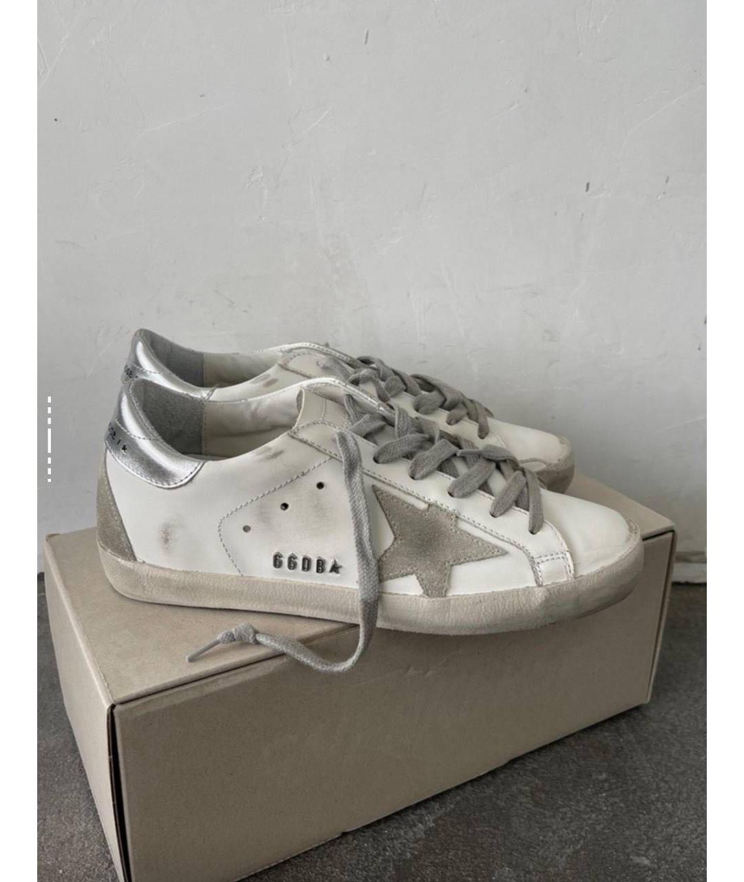GOLDEN GOOSE DELUXE BRAND Белые кроссовки, фото 4