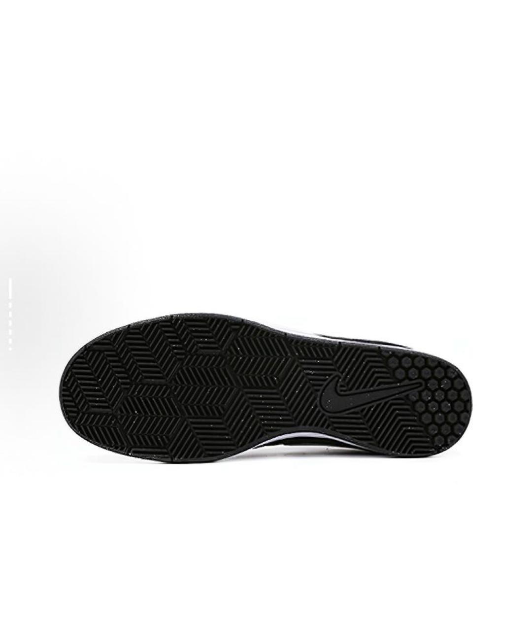 NIKE Черные текстильные низкие кроссовки / кеды, фото 5
