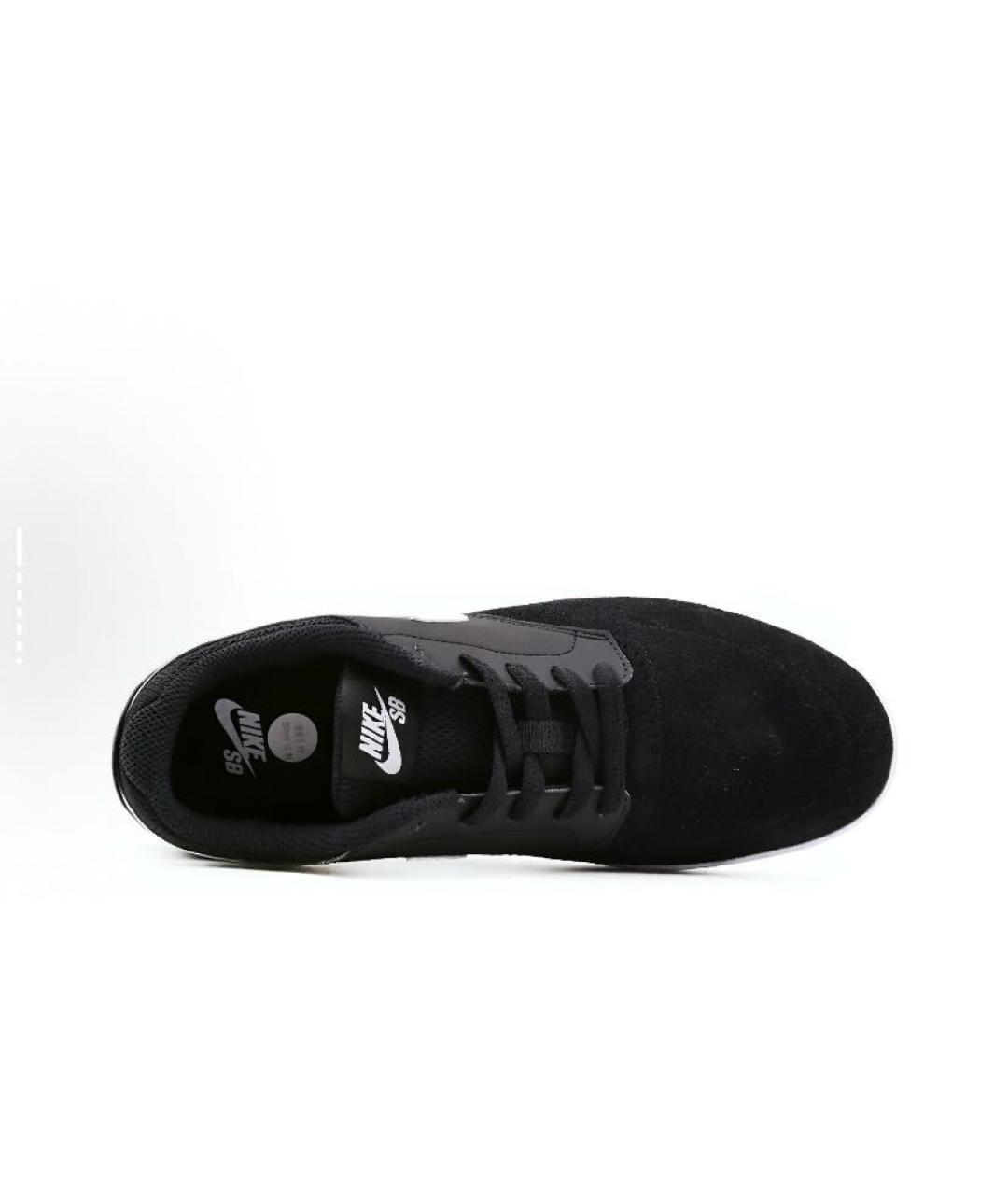 NIKE Черные текстильные низкие кроссовки / кеды, фото 4