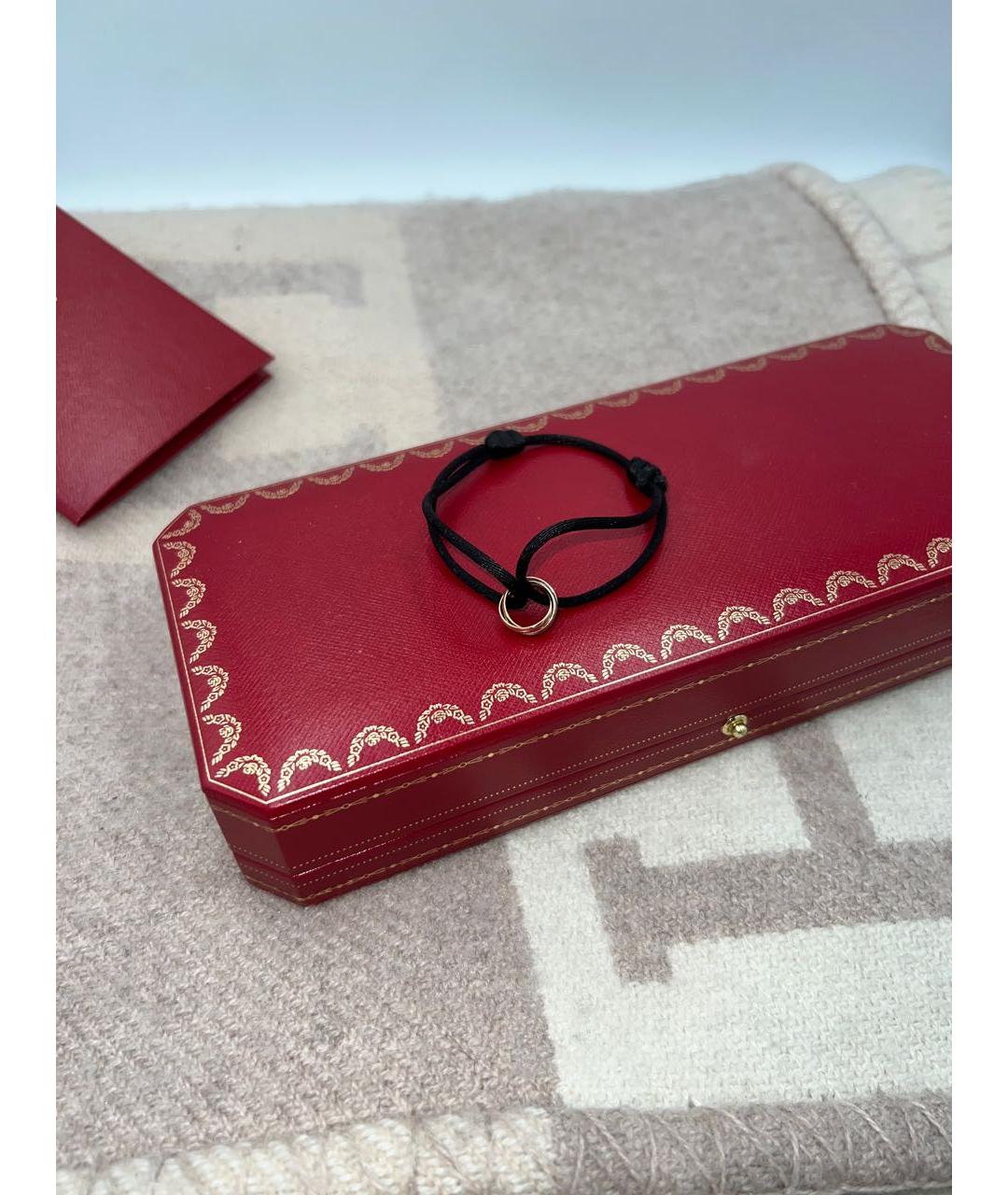 CARTIER Черный браслет из белого золота, фото 3