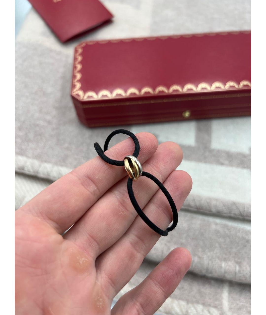 CARTIER Черный браслет из белого золота, фото 2
