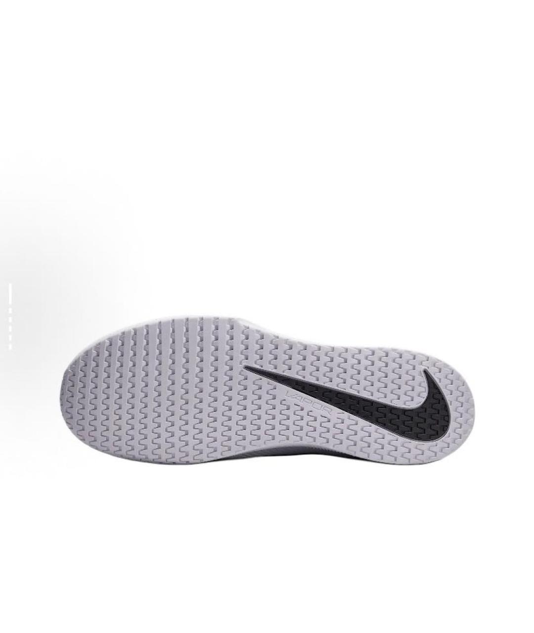 NIKE Белые текстильные низкие кроссовки / кеды, фото 4