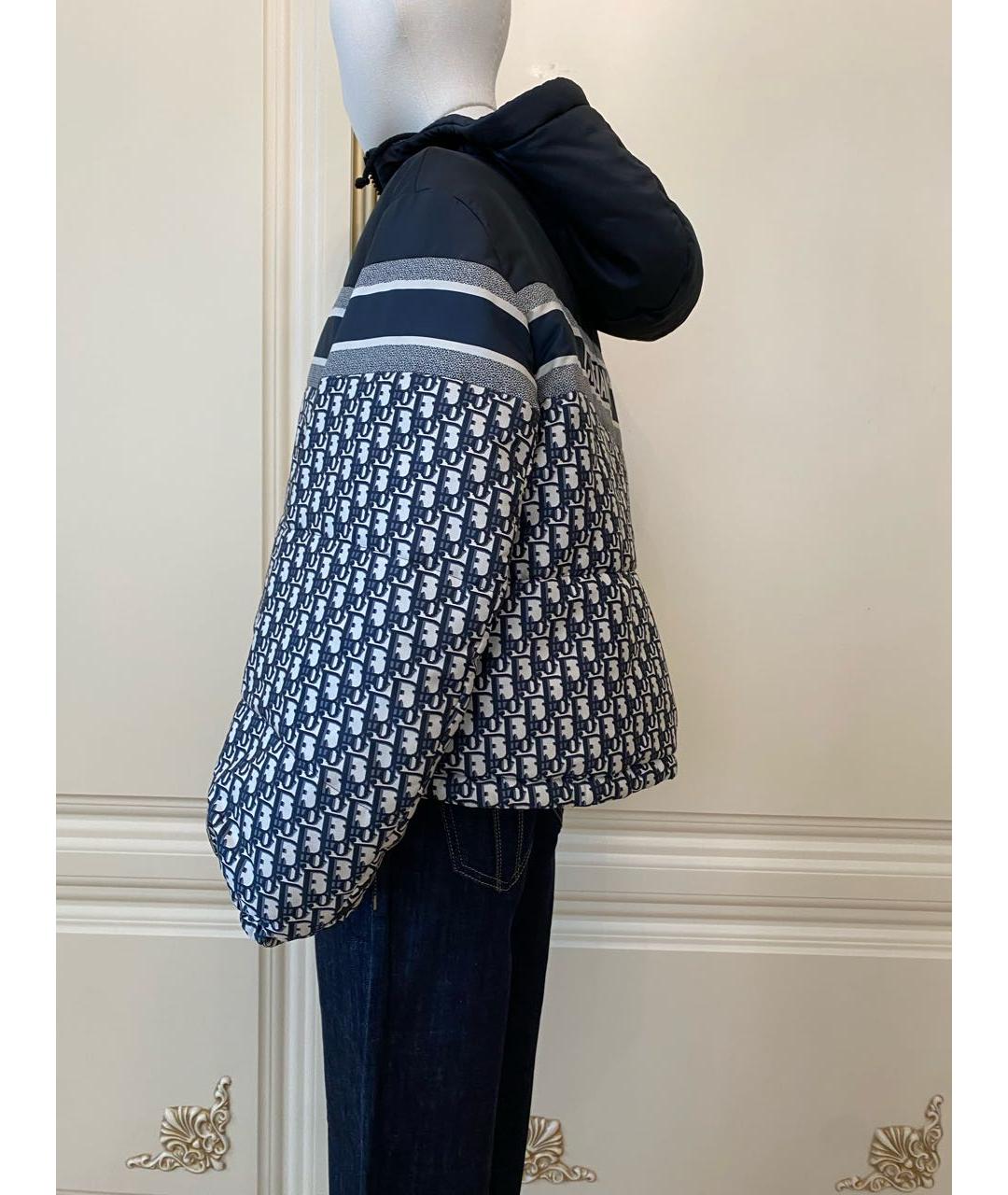CHRISTIAN DIOR Синяя полиэстеровая куртка, фото 4