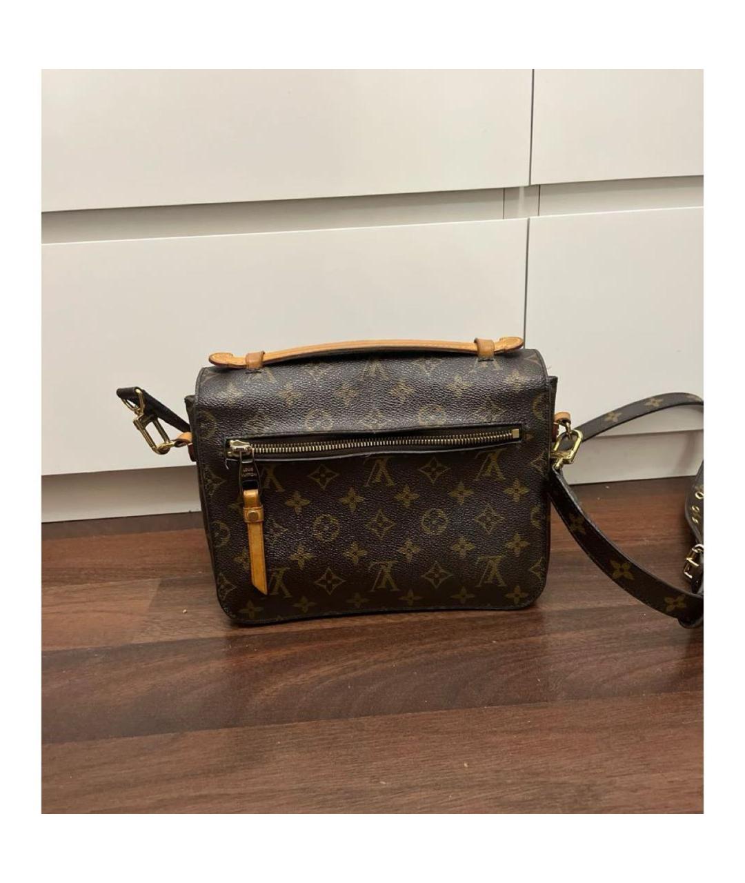 LOUIS VUITTON Коричневая сумка через плечо, фото 3