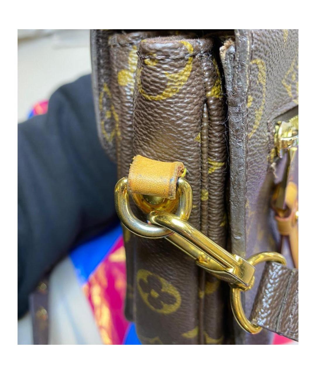 LOUIS VUITTON Коричневая сумка через плечо, фото 8