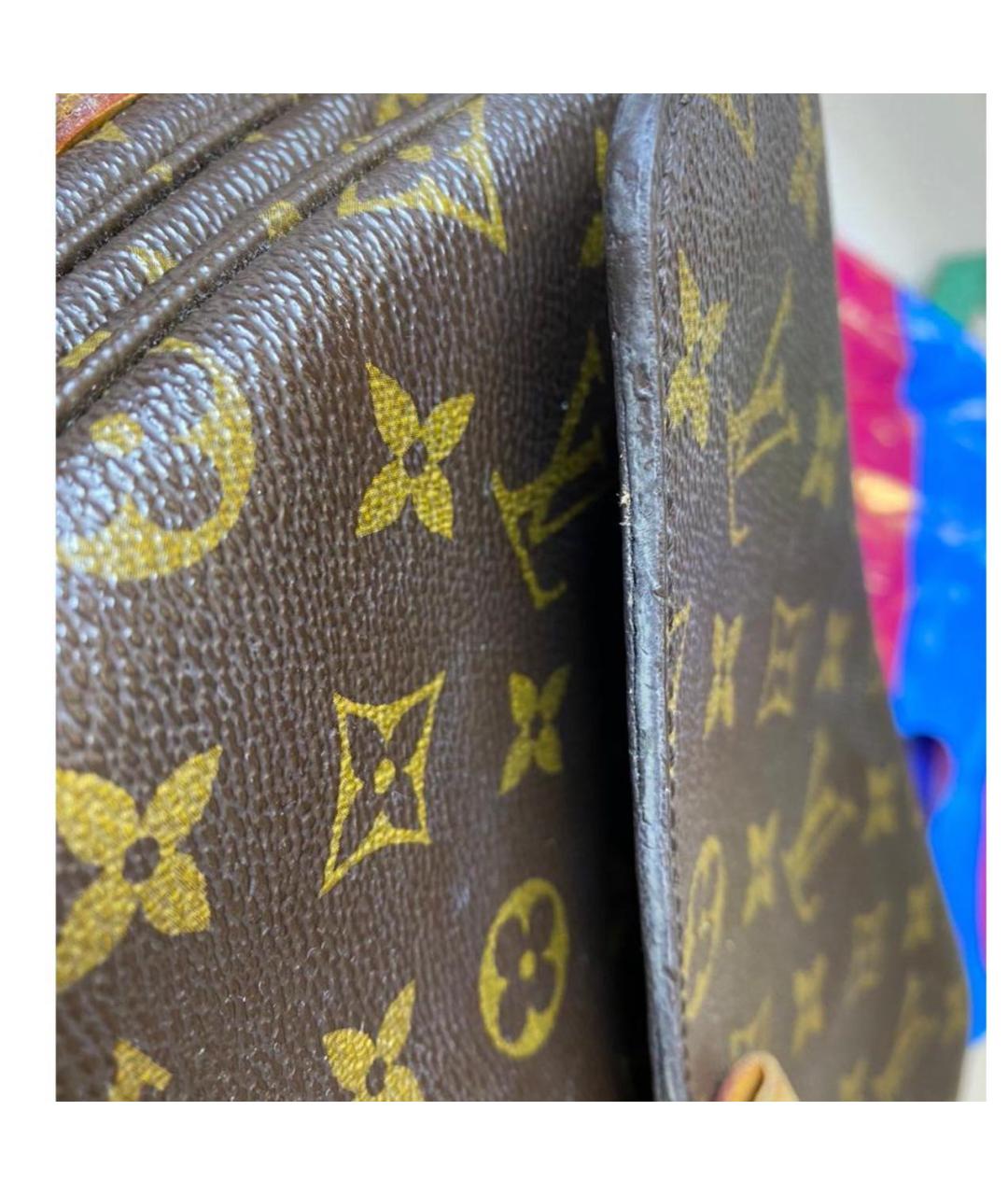 LOUIS VUITTON Коричневая сумка через плечо, фото 5