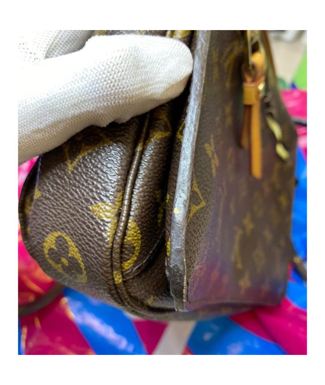 LOUIS VUITTON Коричневая сумка через плечо, фото 6