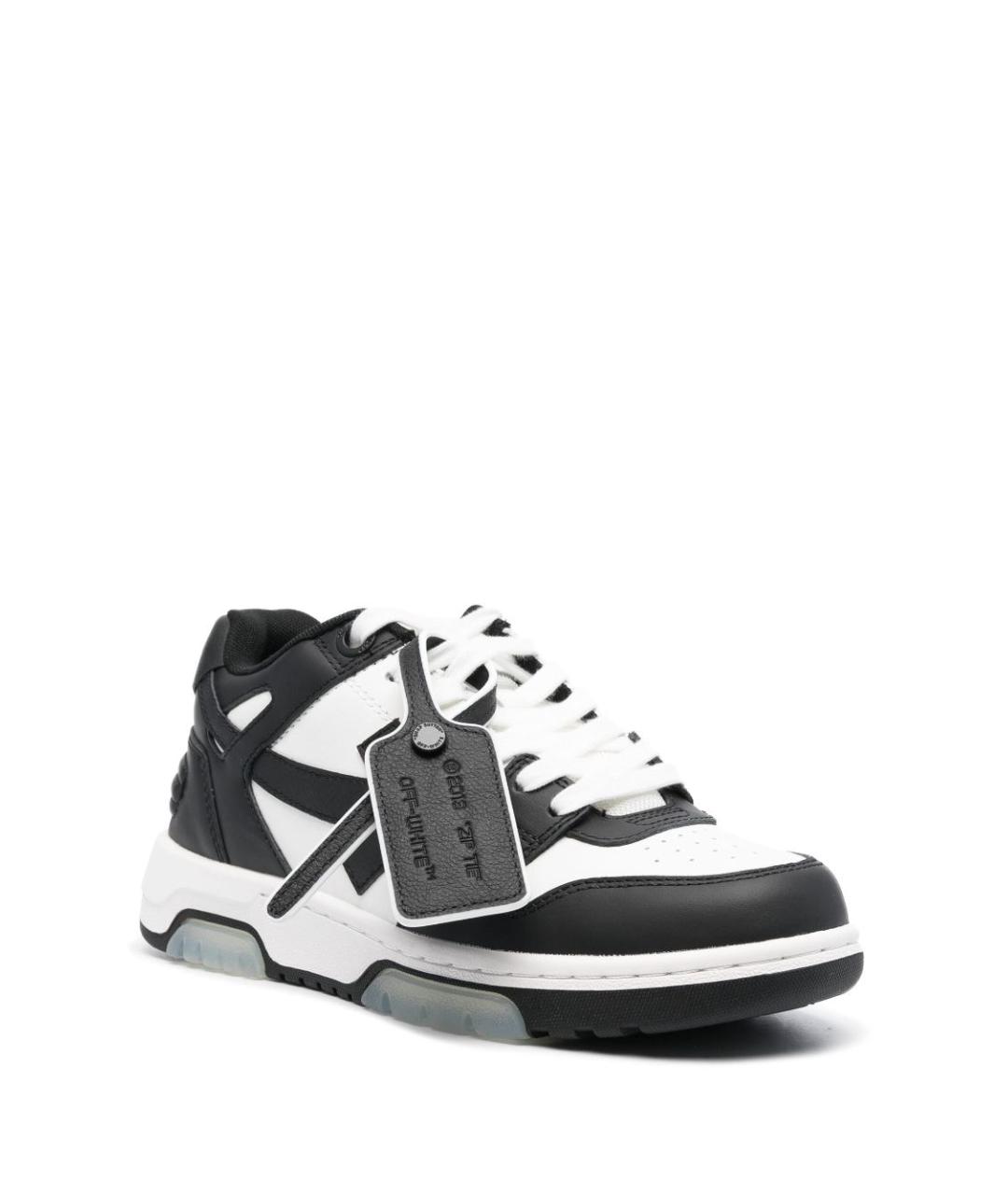 OFF-WHITE Черные кеды, фото 2