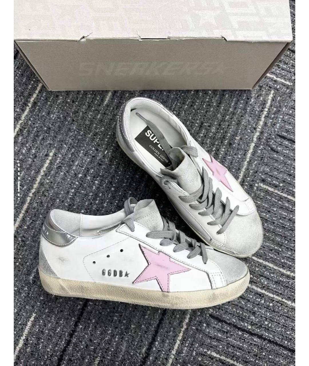 GOLDEN GOOSE DELUXE BRAND Белые кроссовки, фото 4