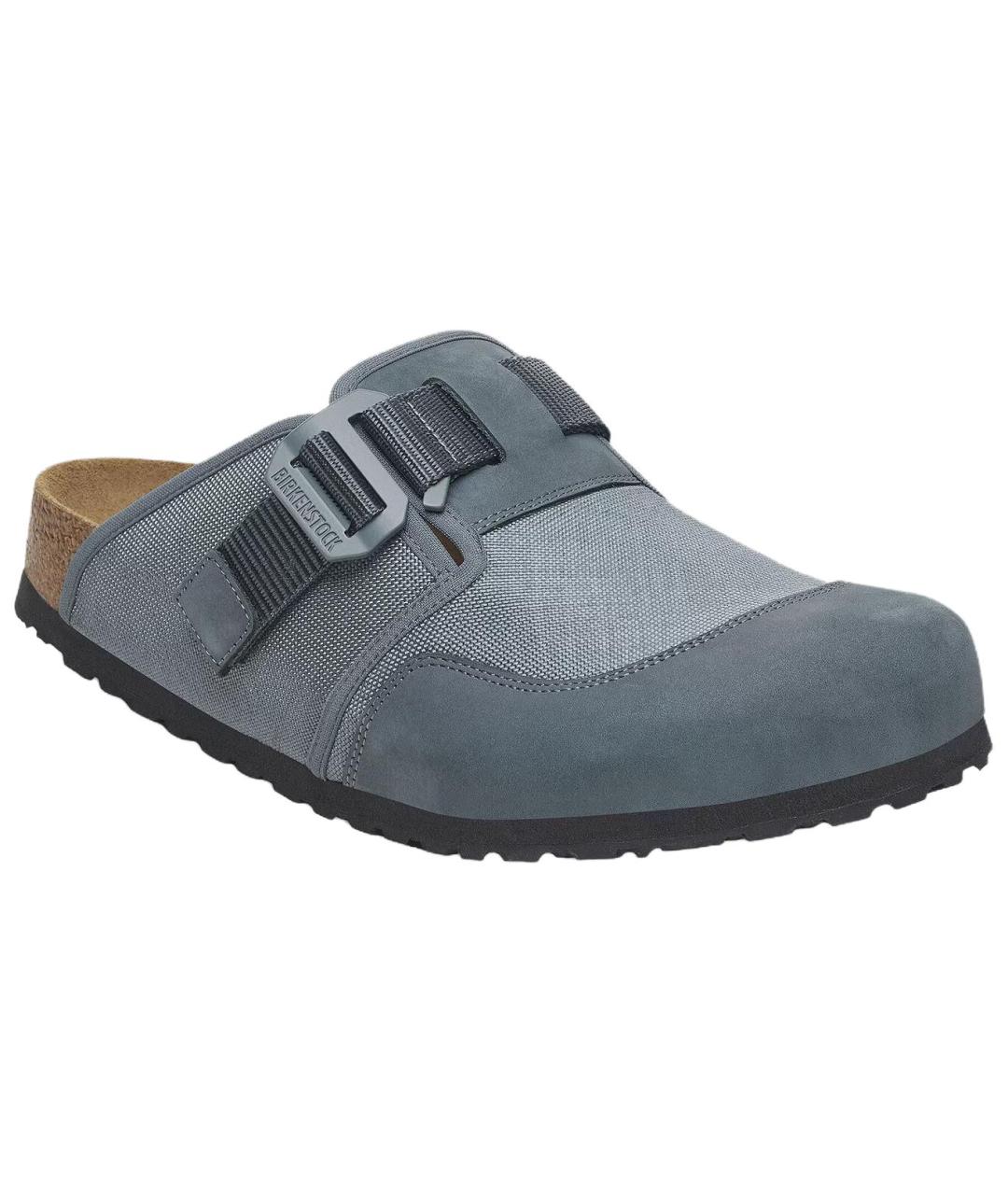 BIRKENSTOCK Серые текстильные сандалии, фото 2