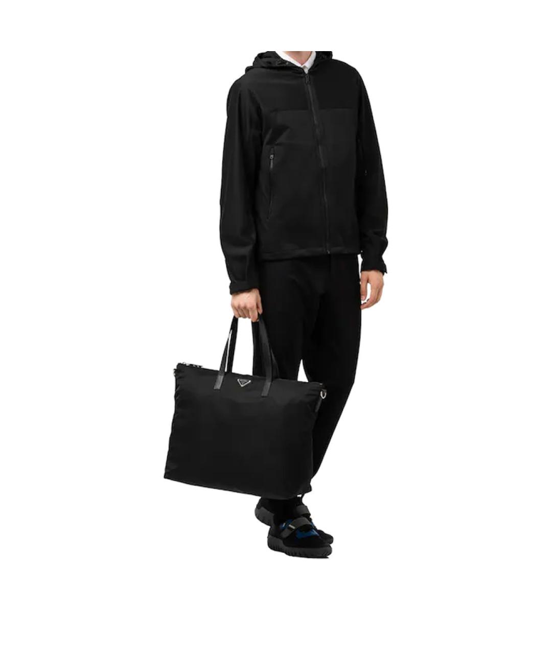 PRADA Черный портфель, фото 4