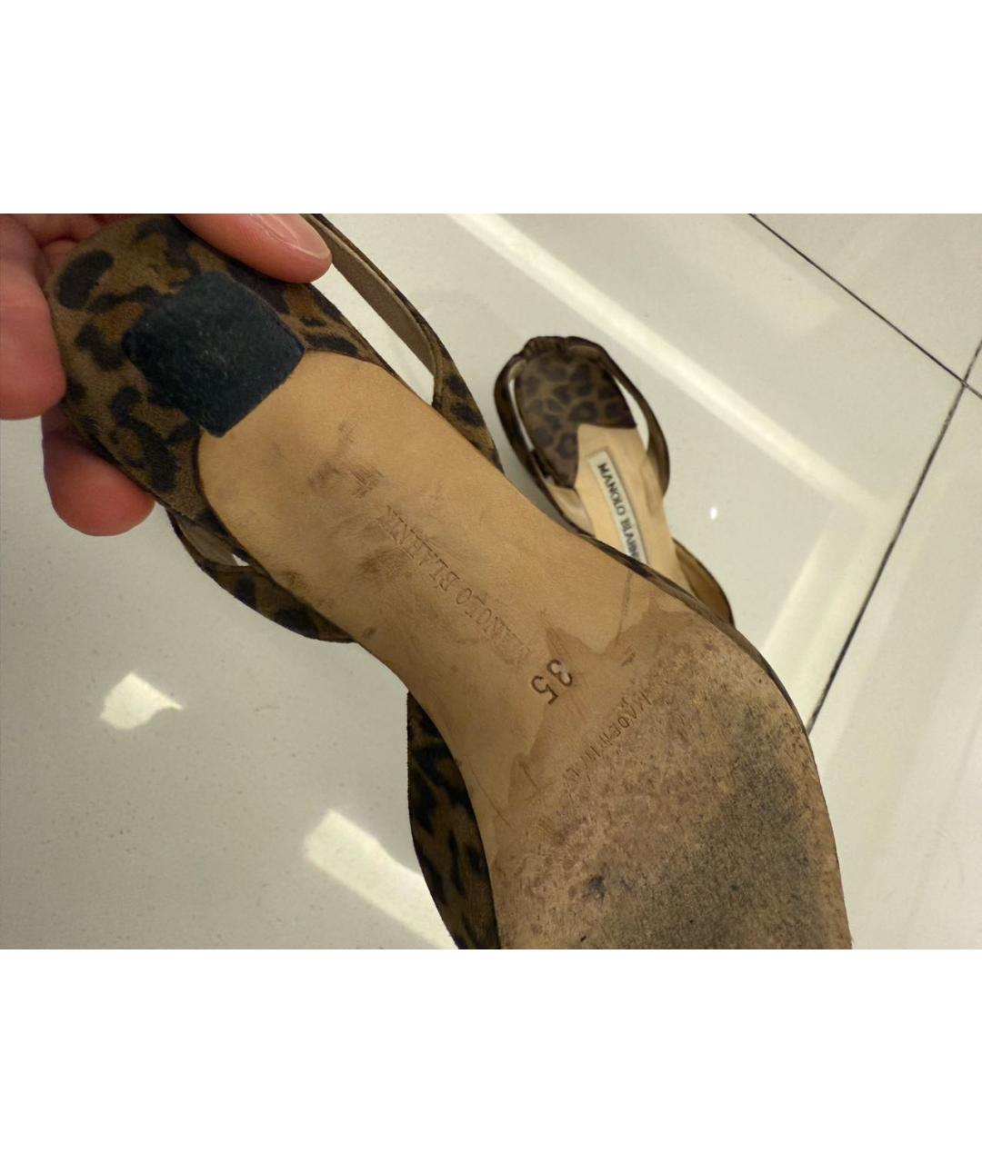 MANOLO BLAHNIK Мульти туфли, фото 6