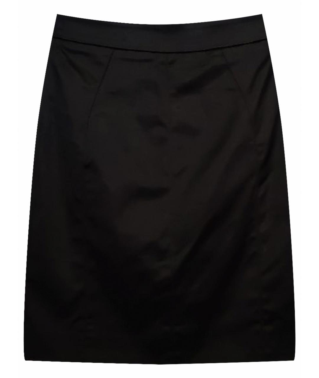 DOLCE&GABBANA Черная ацетатная юбка мини, фото 1