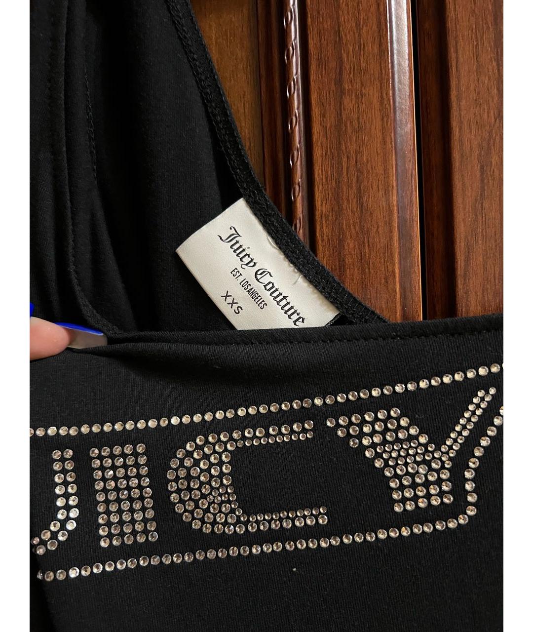 JUICY COUTURE Черное полиэстеровое вечернее платье, фото 4
