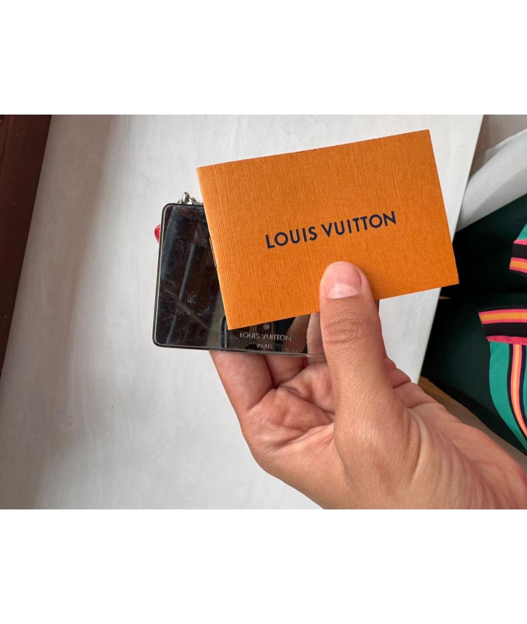 LOUIS VUITTON Красная кожаная сумка через плечо, фото 5