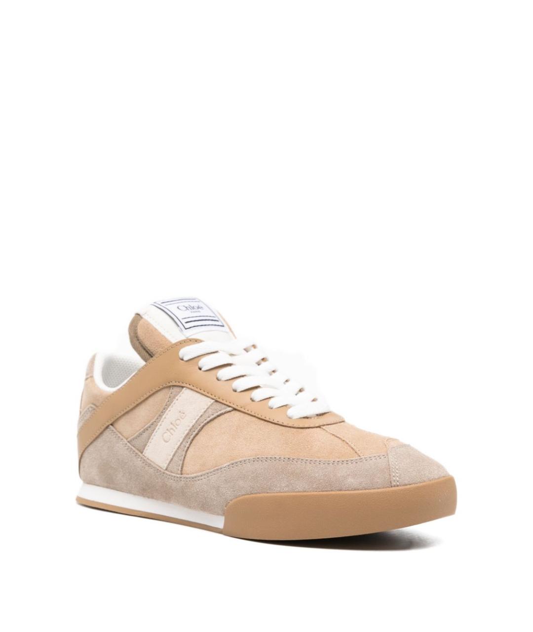 CHLOE Бежевые кроссовки, фото 2
