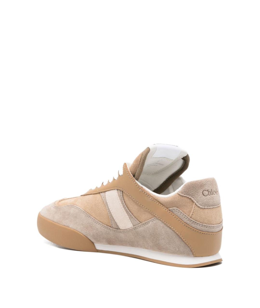 CHLOE Бежевые кроссовки, фото 4