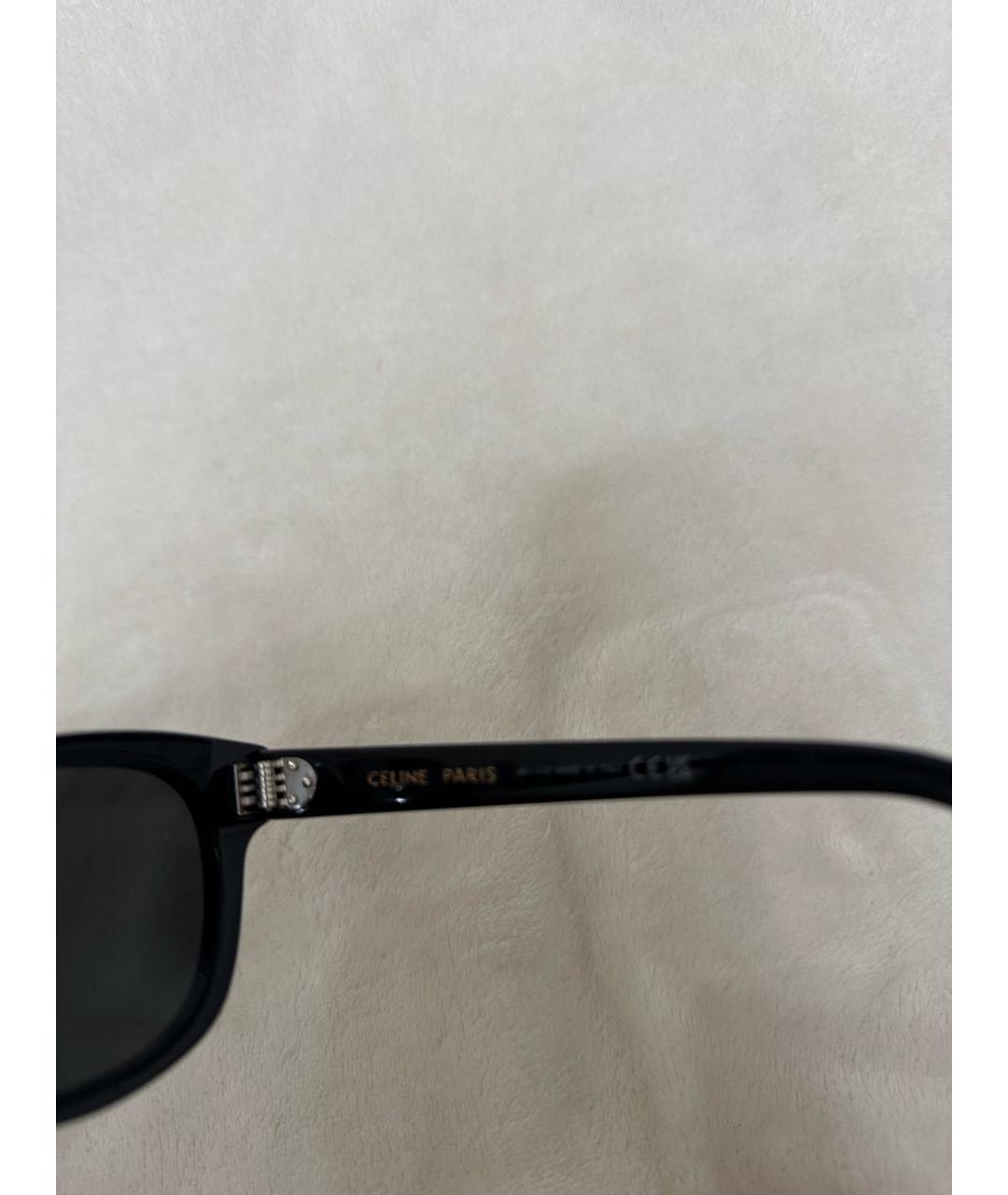 CELINE Черные пластиковые солнцезащитные очки, фото 4