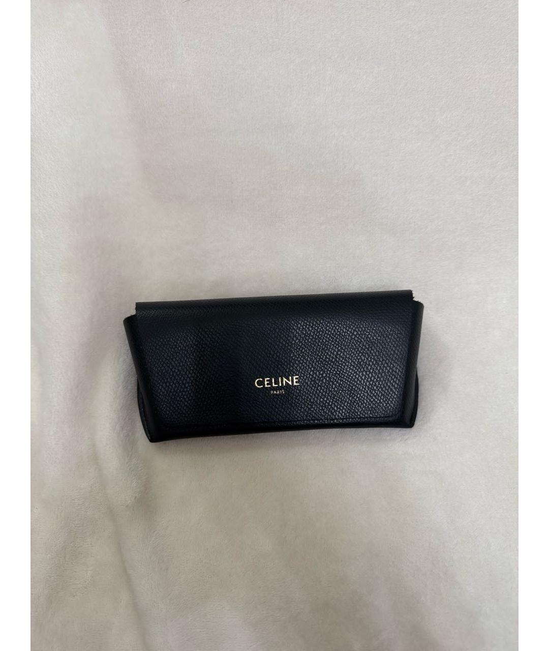 CELINE Черные пластиковые солнцезащитные очки, фото 6