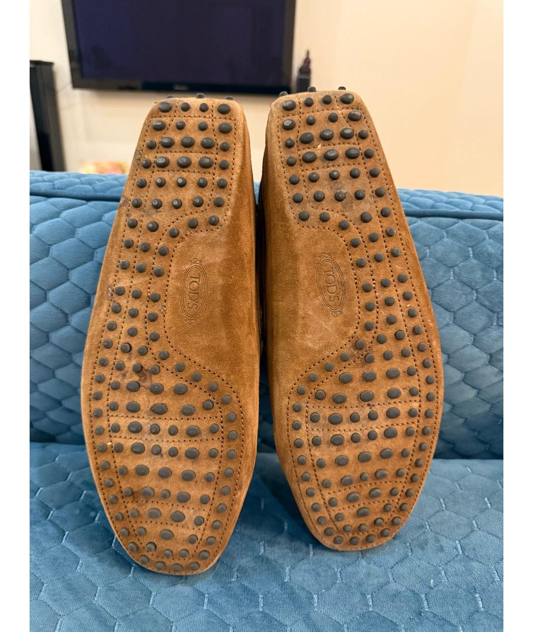 TOD'S Замшевые мокасины, фото 8