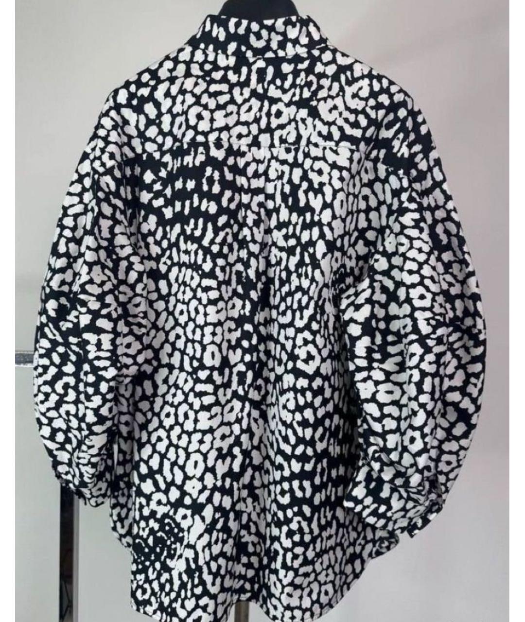 MAX MARA Черная хлопковая блузы, фото 8