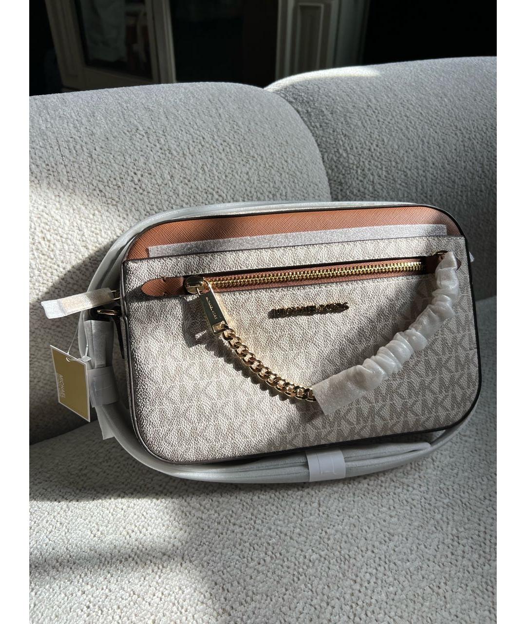MICHAEL KORS Бежевая сумка через плечо, фото 3