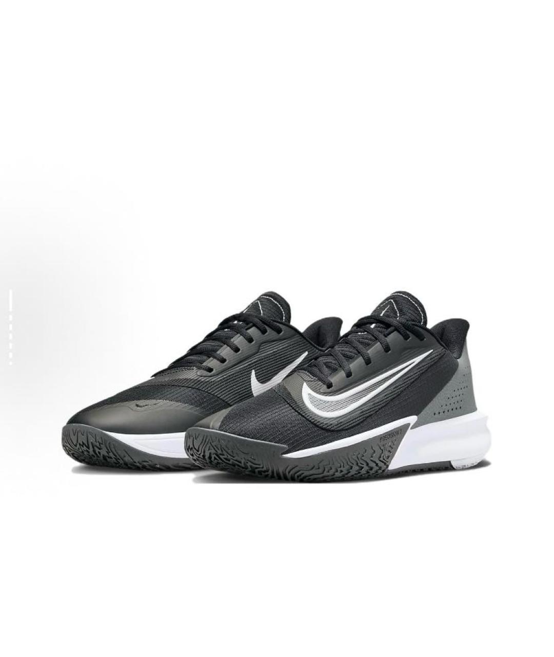 NIKE Серые текстильные низкие кроссовки / кеды, фото 3