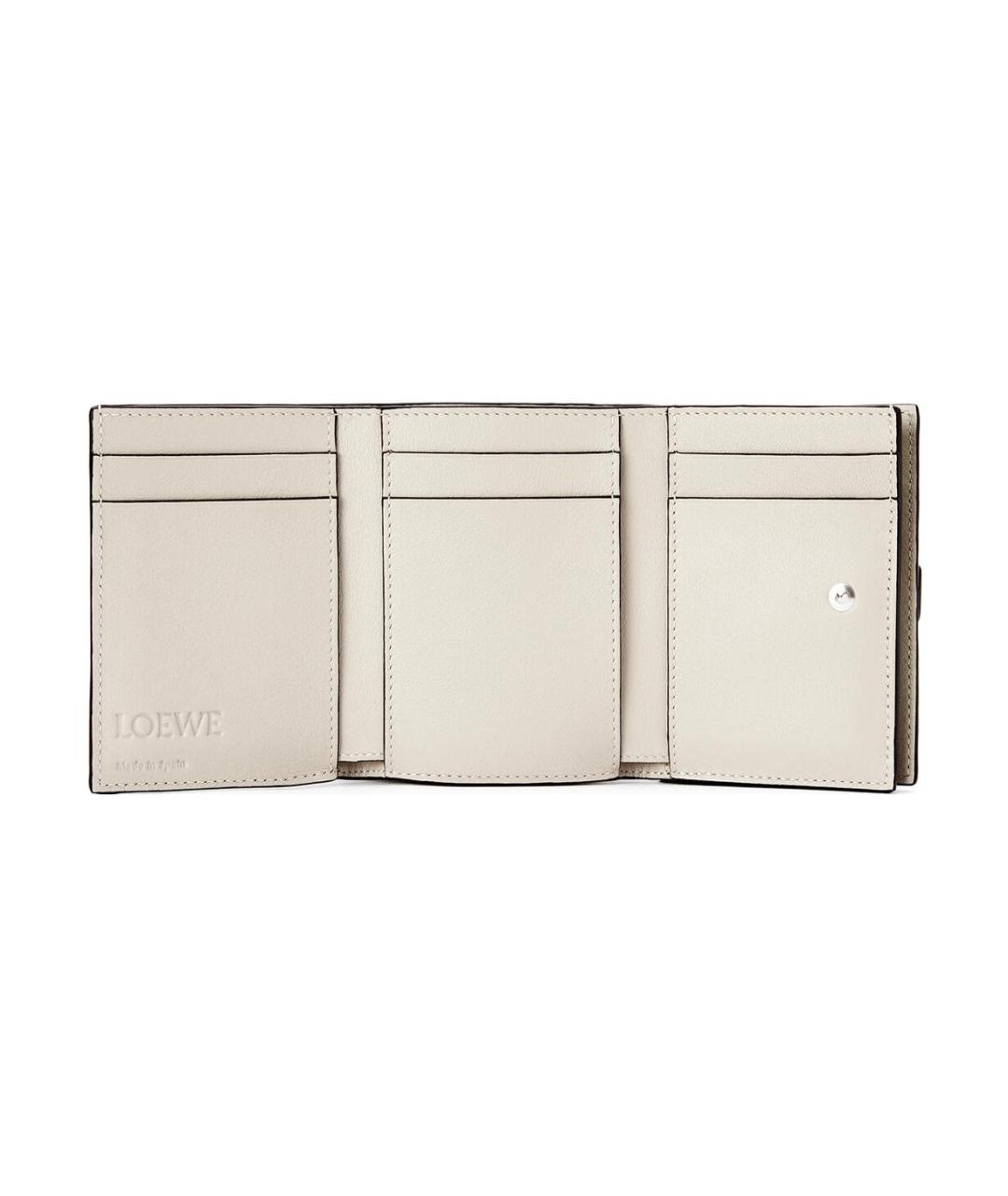 LOEWE Салатовый кожаный кошелек, фото 5