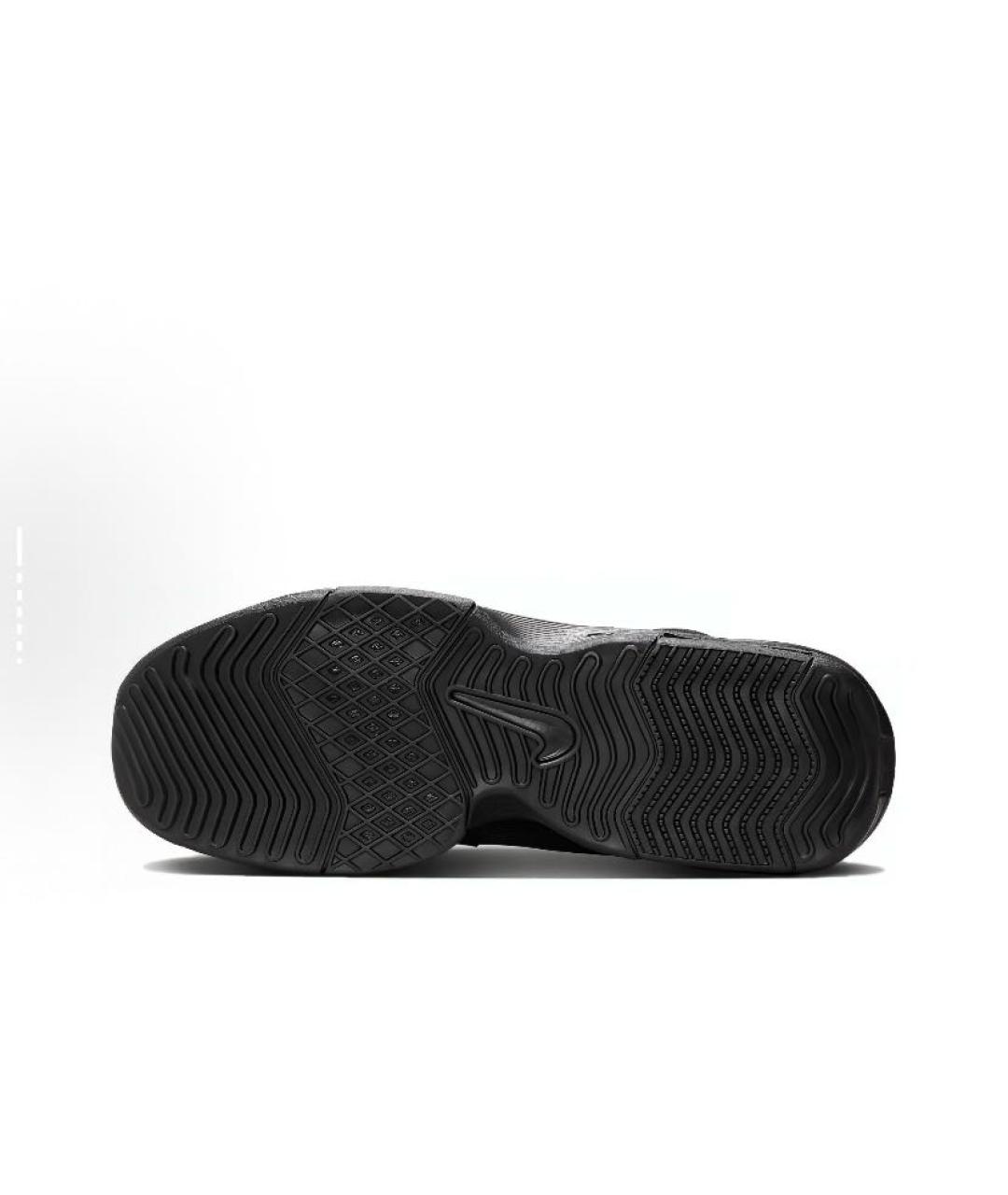 NIKE Черные текстильные высокие кроссовки / кеды, фото 6