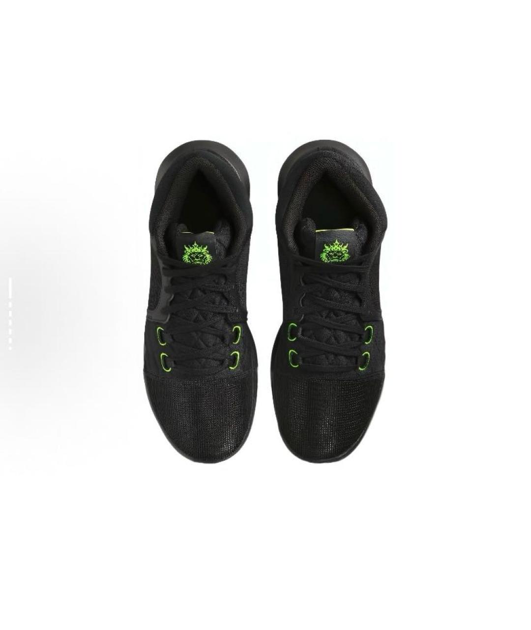 NIKE Черные текстильные высокие кроссовки / кеды, фото 4
